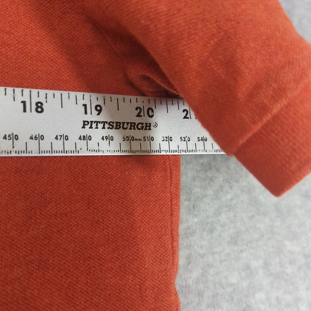 Vtg Ralph Lauren Polo Golf Shirt Mens M‎ Orange Pony Casual Short Sleeve Preppy